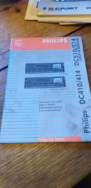 DC 410 / 414 510 / 514 gebruiksaanwijzing manual Philips  autoradio