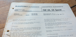 einbauanleitung / installation instructions Fiat 125 2.72