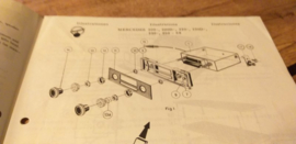 Blaupunkt Becker autoradio bevestigings /  inbouw beugels voor Mercedes