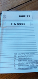 EA 6001 gebruiksaanwijzing manual Philips