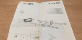 22 AN 764 gebruiksaanwijzing  Philips autoradio