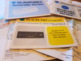 Heidelberg stereo CR super arimat Blaupunkt autoradio bedienungsanleitung /  schaltbild