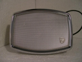 Mooie oude luidspreker Philips chrome (verkocht)