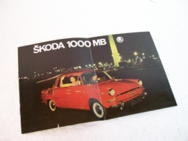 Autofolder Skoda 1000 MB (Motokov)