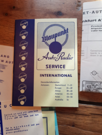 Frankfurt 60's Bedienungsanleitung gebruiksaanwijzing manual Blaupunkt Autoradio