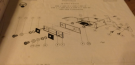 Einbauanleitung Mercedes 1965 Blaupunkt autoradio