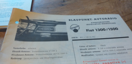 einbauanleitung / installation instructions Fiat 1300 / 1500