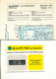 Münster Blaupunkt Arimat Bedienungsanleitung und Schaltbild