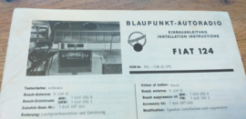 einbauanleitung / installation instructions Fiat 124 6.67