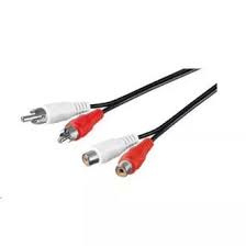 audio-verlengkabel 2x Cinch - 2x Cinch 1,5 mtr