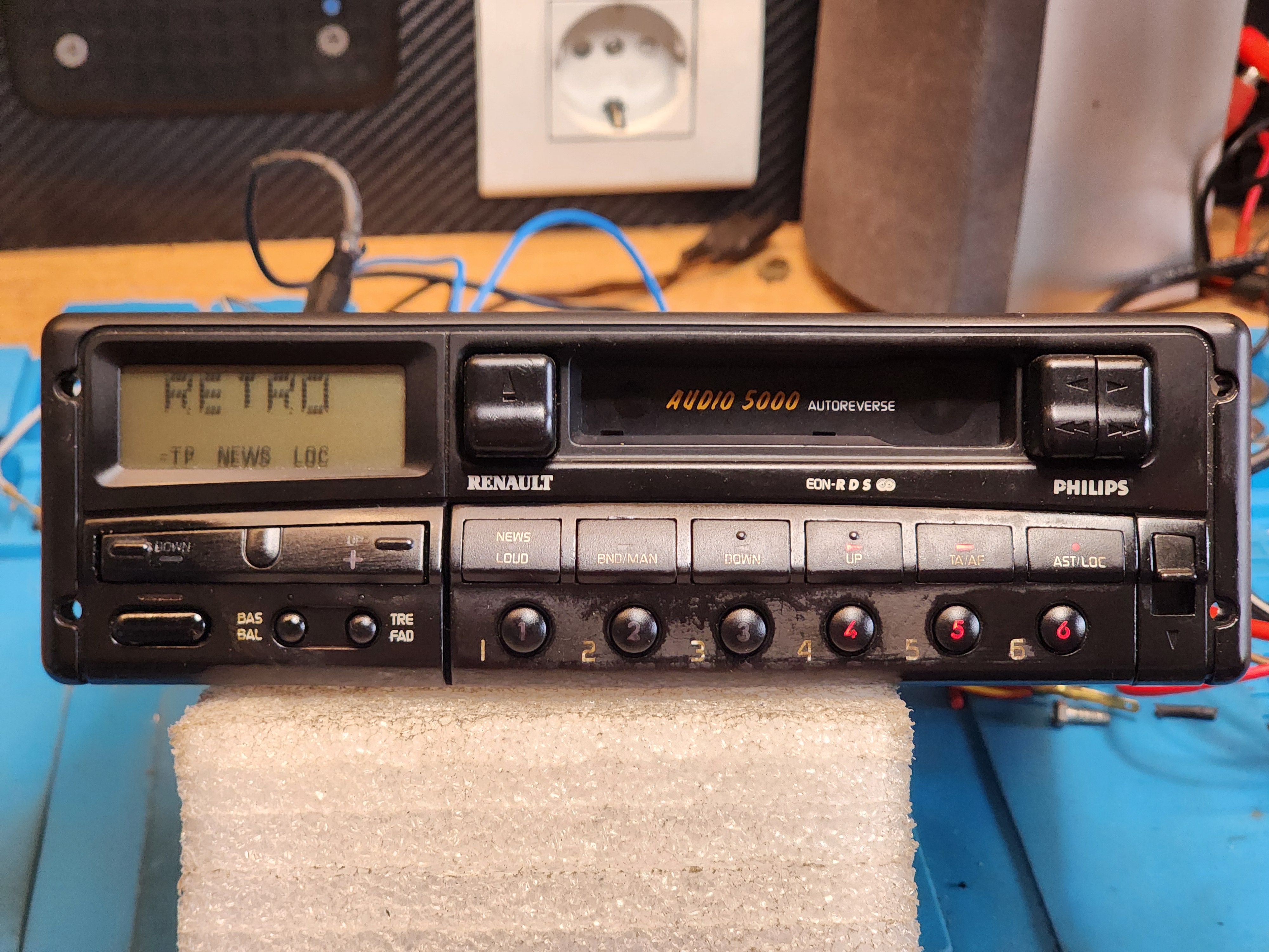 Renault audio 5000 radio Philips DC 509 d