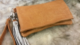 Folded Clutch Brown