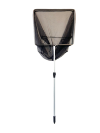 Schepnet vierkant 40cm met telescoopsteel van 130 tot 190cm
