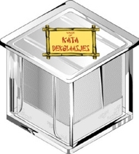 House of Kata Dekglaasjes 100 st.