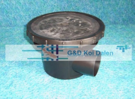 Beluchte Bodemdrain 110mm