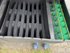 Osaka 3 kamerfilter XXL 25.000 met deksel *BLACK EDITION*