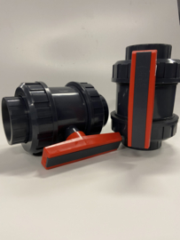 Pvc Kogelkraan dubbele wartel 110mm