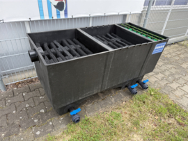 Osaka 3 kamerfilter XXL 25.000 met deksel *BLACK EDITION*