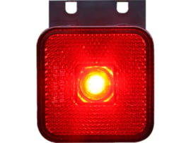 LED markeringslamp Toplamp LED rood 12/24v beugel