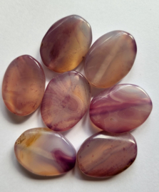 *NSA52   1 x Natuurstenen kraal *Agaat* Ovaal  ca. 26x20mm