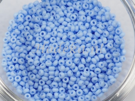 CRP10/60  12 gram Preciosa Rocailles 10/0 Licht blauw