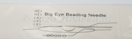 BNN06  1 x Big Eye Beading Needle 75x0.5mm