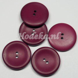 KNO96  1 x Bordeaux rode Knoop ca. 27 mm