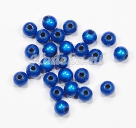 MIR05/03  40 X miracle beads DonkerBlauw Mix ca. 5mm