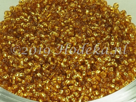 CRP15/41  12 gram Preciosa Rocailles 15/0 Goud Let op! kraal is 1.7mm