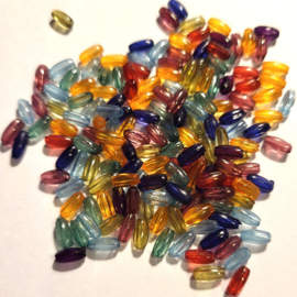 *Opruiming van de CRK09 Rijstekorrel Acryl Mix Transparant 7 gram