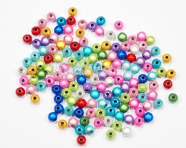 MIR05/15a   200 X miracle beads ca. 5mm Kleurenmix