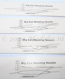 BNN08  Big Eye Beading Needle set
