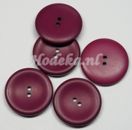 KNO96a 5 x Bordeaux rode Knoop ca. 27 mm