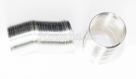 SPR02  1 x Spiraal Zilver kleur