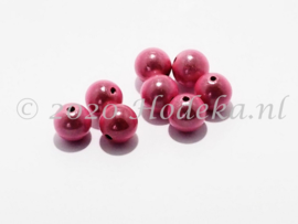 MIR10/26a  25 X miracle beads  Roze 10mm