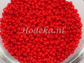 CRP10/56a  50 gram Preciosa Rocailles 10/0 Rood