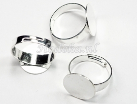 OVR06a 3x ring voor om je vinger 17mm 14x14mm zilver kleur