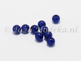 MIR08/28  10 x miracle beads Blauw/Paars ca. 8mm