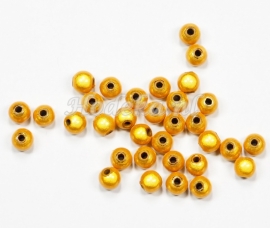 MIR05/02  40 X miracle beads Geelmix  ca. 5mm