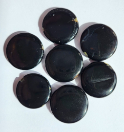 *NSA51   1 x Natuurstenen kraal *Agaat* Rond  ca. 21/23mm