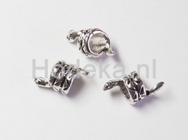 PDM30 1 x pandora style metalen kraal Slang  15mm