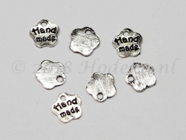 *BDK54   2 x Bedel Bloem "hand made"  8 mm