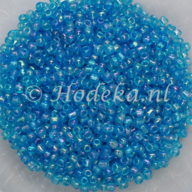 CNR08/27  Rocailles 50 gr. Licht Blauw AB 8/0