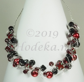 KKP03 Kreukelketting pakket Rood