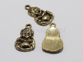 BDG18  1 x Buddha Goud 28 x 16 mm