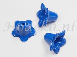 BVE51  3 x Bloem Donker Blauw 14 x 17mm