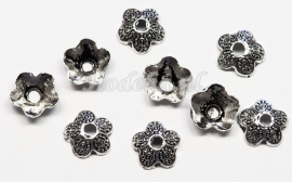 BKK10  12  x  Metalen Kralenkapjes ca. 9mm