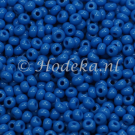 CRP10/99a  50 gram Preciosa Rocailles 10/0 Spijkerbroek Blauw