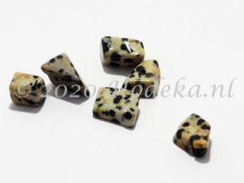 NSG01  12 x Natuursteen kraal  Dalmatier Jaspis
