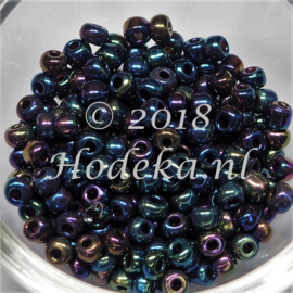 CNR06/24  Rocailles 50 gr. Blauw mix 6/0